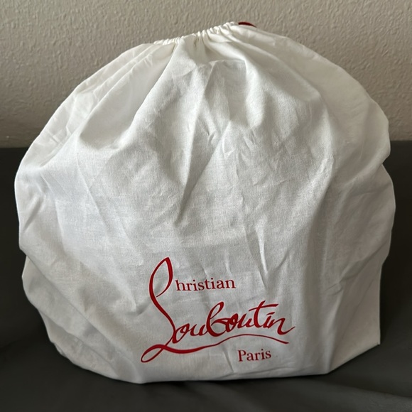 NWT Christian Louboutin Black/Black Small Frangibus Tote Bag and dust bag! - Picture 16 of 16
